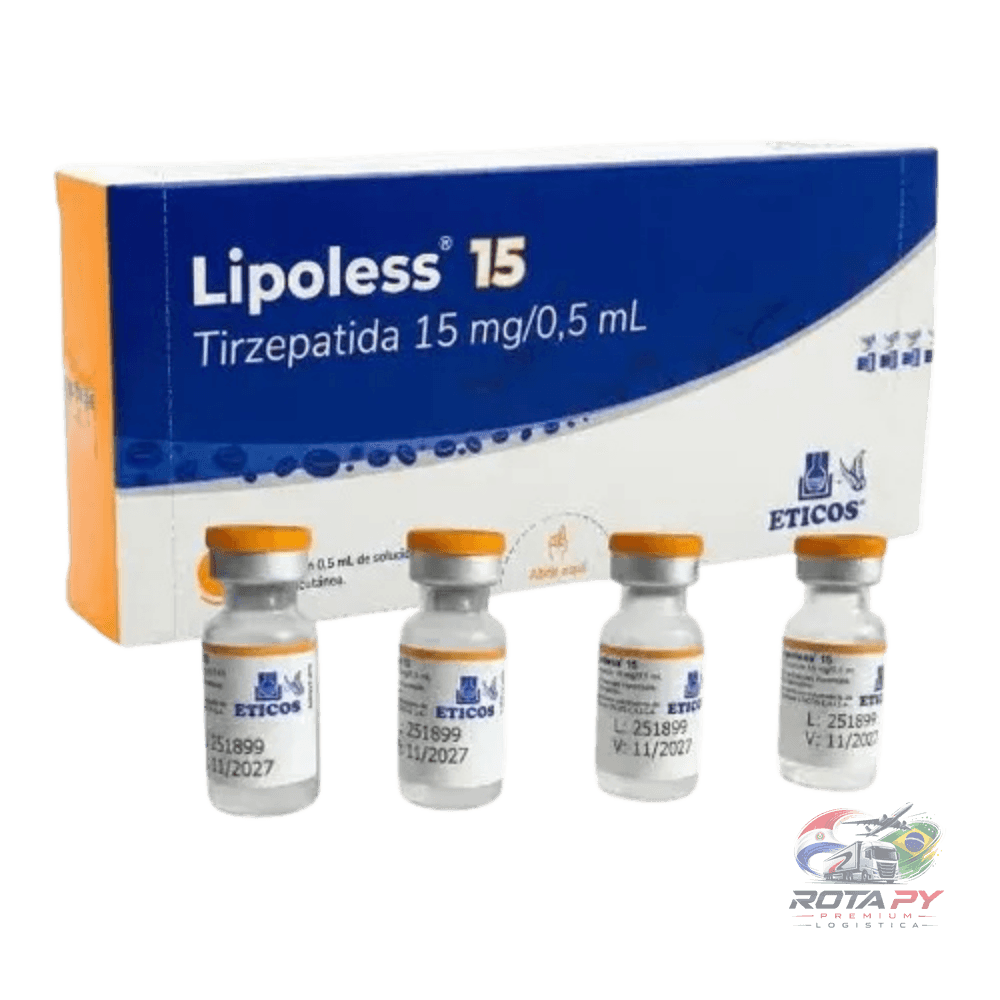 Lipoless 15mg - 4 ampolas